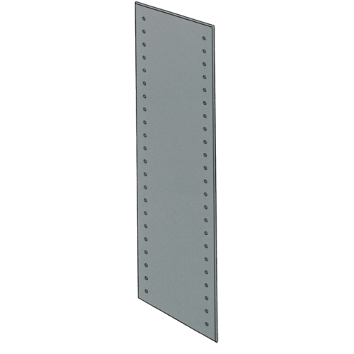 Slotted Angle Shelving - Galvanised Side Panels, 84" H, 24" D, Galvanized Steel The Estey Group