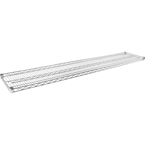 Tablette en treillis pour &eacute;tag&egrave;re robuste en treillis chromat&eacute;, 60" la x 14" p, Capacit&eacute; de 600 lb The Estey Group