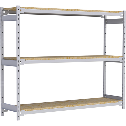 &eacute;tag&egrave;re-classeur de grande largeur, Acier, 3 Tablettes, 72" la x 18" p x 60" h The Estey Group