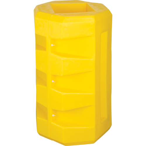 Protecteurs de colonne, Ouverture int&eacute;rieure 8-1/4" x 10-1/4", 23-1/2" lo x 23-1/2" la x 39-1/2" h, Jaune The Estey Group