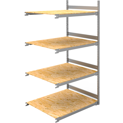 &eacute;tag&egrave;re-classeur de grande largeur, Acier, 4 Tablettes, 42" la x 32" p x 84" h, Ensemble Ajout The Estey Group