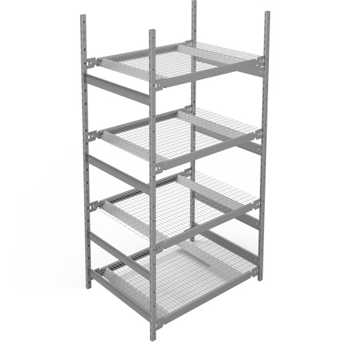 &eacute;tag&egrave;re de grande largeur, Sans boulons, Capacit&eacute; 1340 lb, 42" la x 84" h x 32" p The Estey Group