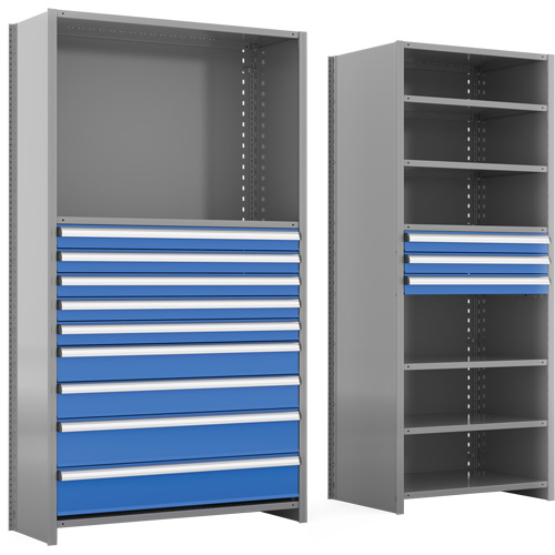 Cabinet d'entreposage &agrave; tiroirs int&eacute;gr&eacute; Interlok The Estey Group