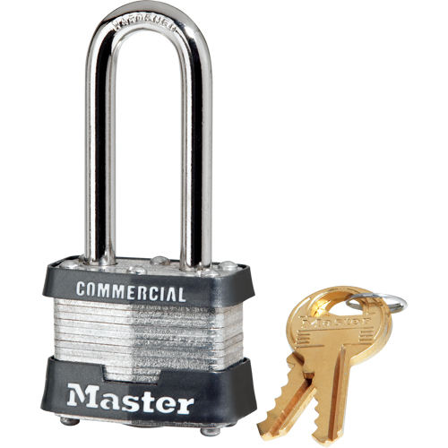 Cadenas lamin&eacute;, Argent, Cl&eacute;s diff&eacute;rentes, Acier lamin&eacute;, Largeur de 1-9/16" The Estey Group