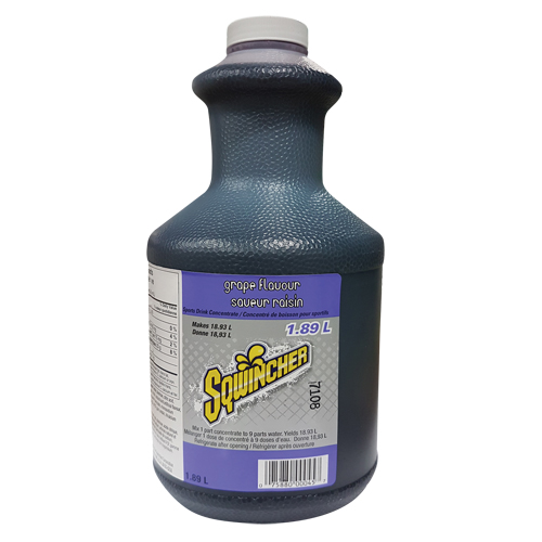 Sqwincher Boisson de r&eacute;hydratation, Concentr&eacute;, Raisin The Estey Group