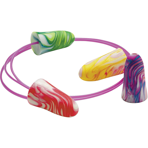 Bouchons d'oreilles en mousse SparkPlugs, Vrac - Boîte, Avec cordon The Estey Group