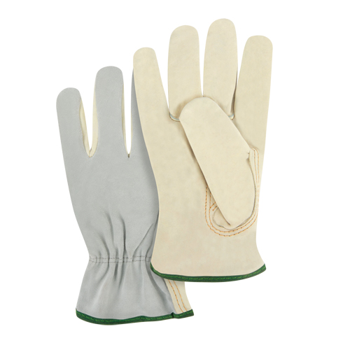 Split Back Driver's Gloves, Medium, Grain Cowhide Palm The Estey Group