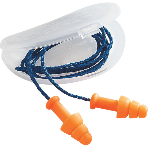 Bouchons d'oreilles SmartFit de Howard Leight, Avec cordon, Vrac - Sac en poly, 25 dB NRR, Taille unique The Estey Group