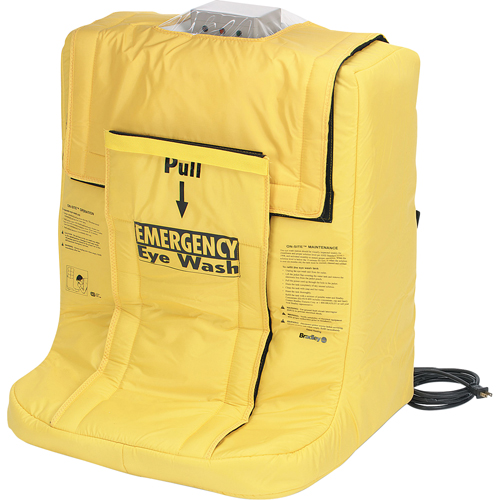 On-Site&reg; Eyewash Station With Heater Jacket, Gravity-Fed, 7 gal. Capacity, Meets ANSI Z358.1 The Estey Group