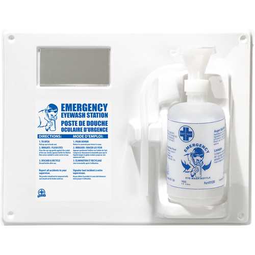 Eyewash Station - Single Station With Empty Bottle The Estey Group