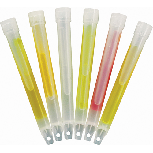 6" Cyalume&reg; Lightsticks, Red, 30 mins. Duration The Estey Group