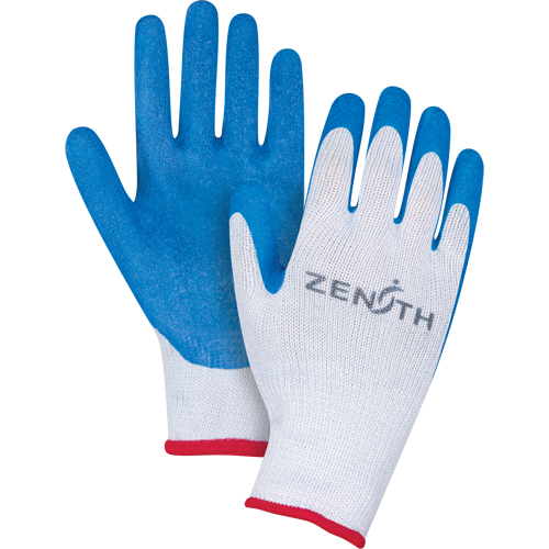 Gants enduits tricot&eacute; sans couture en caoutchouc naturel, 9/Grand, R&ecirc;vetement Latex de caoutchouc, Calibre 10, Enveloppe en Polyester/Coton The Estey Group