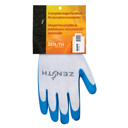 Gants enduits tricot&eacute; sans couture en caoutchouc naturel, 10, R&ecirc;vetement Latex de caoutchouc, Calibre 10, Enveloppe en Polyester/Coton The Estey Group