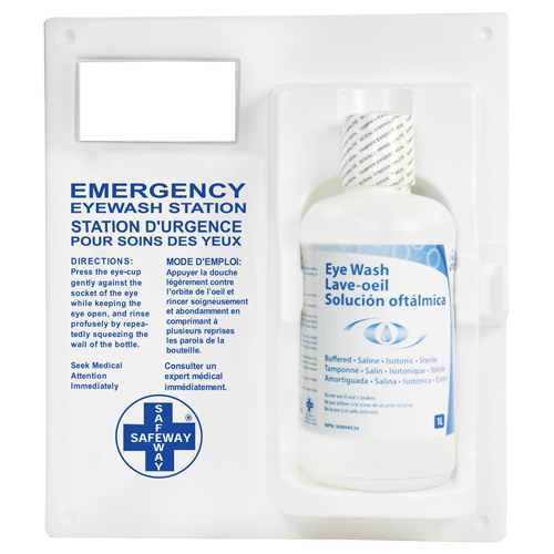 Eyewash Station - Single Station With Eyewash Solution The Estey Group