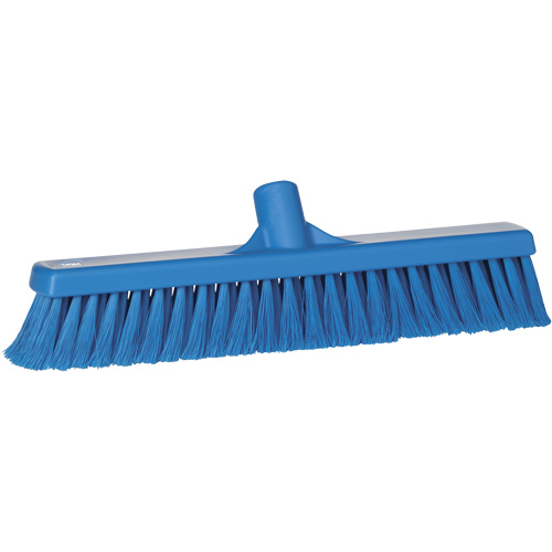 Balai hygi&eacute;nique pour service alimentaire, 15,7"x2", Polypropyl&egrave;ne, Bleu The Estey Group