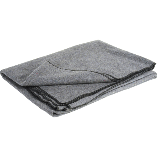 Couverture de laine ignifuge, Laine, 84"lo x 66"la The Estey Group