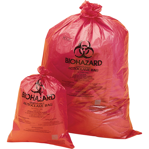 Sacs pour d&eacute;chets dangereux, Biorisque, 48" lo x 38" la, 0,0381 mm, Capacit&eacute; de 189.3 L (50 gal.) The Estey Group