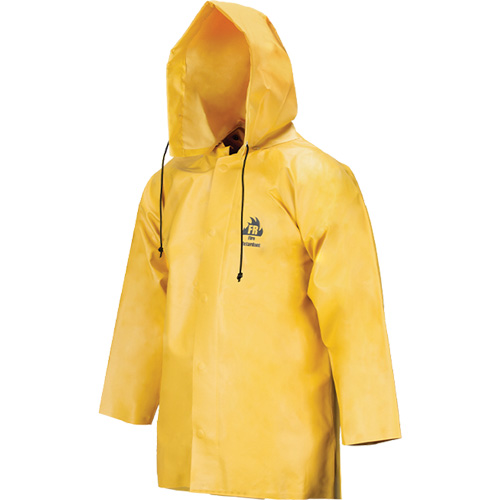 Neo-Slick Chemical & Acid Resistant Rain Jacket, Medium, Yellow, Neoprene The Estey Group