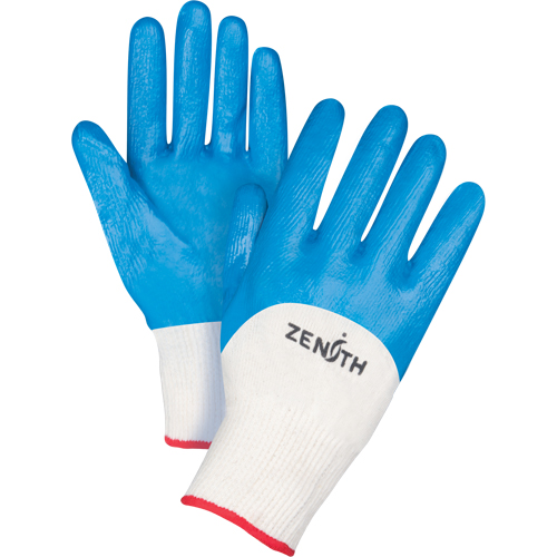 Gants enduits et tricot&eacute;s sans coutures de poids moyen, 7/Petit, R&ecirc;vetement Nitrile, Calibre 13, Enveloppe en Coton The Estey Group