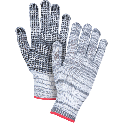 Gants tricot&eacute;s &agrave; pois, Poly/coton, Un c&ocirc;t&eacute;, Calibre 7, Grand The Estey Group