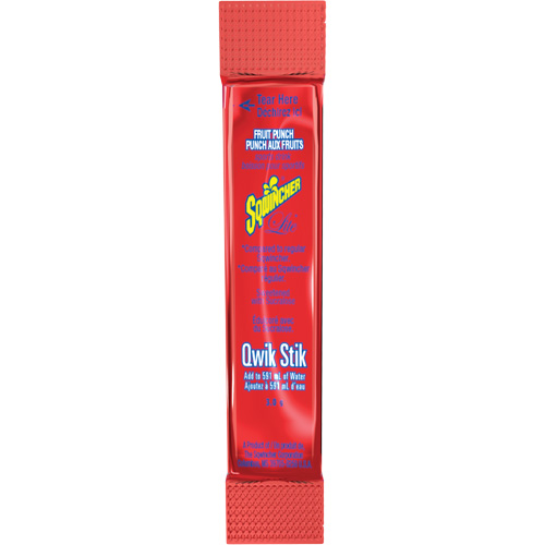 Sqwincher&reg; ZERO&reg; Qwik Stik Rehydration Drink, Powder, Fruit Punch The Estey Group