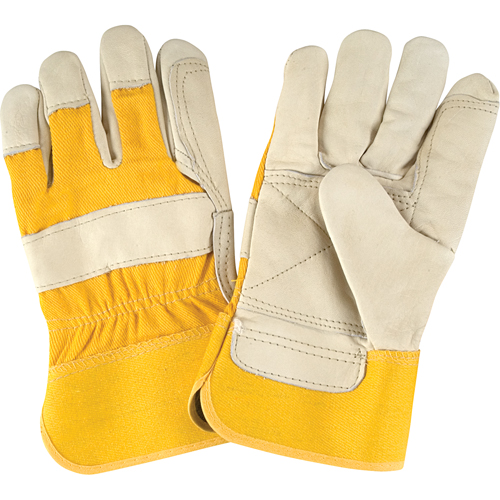 Premium Quality Fitters Gloves, Large, Grain Cowhide Palm, Cotton Inner Lining The Estey Group