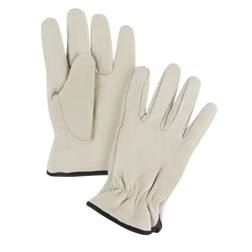 Gants de conducteur doubl&eacute;s pour l'hiver, T-Grand, Paume en Cuir fleur de vache, Molleton The Estey Group