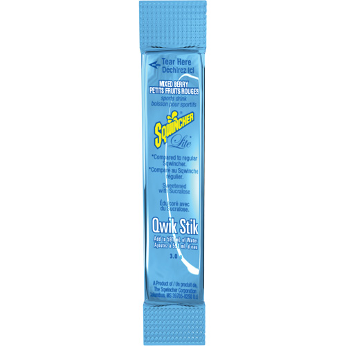 Sqwincher&reg; ZERO&reg; Qwik Stik Rehydration Drink, Powder, Mixed Berry The Estey Group