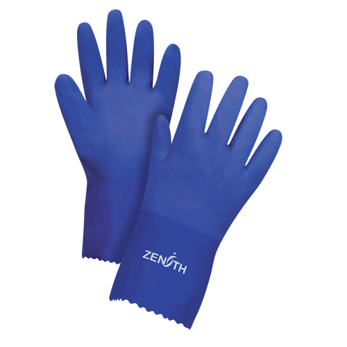 Ultra Flexible Gloves, Size X-Large/10, 12" L, PVC, Interlock Inner Lining, 45-mil The Estey Group