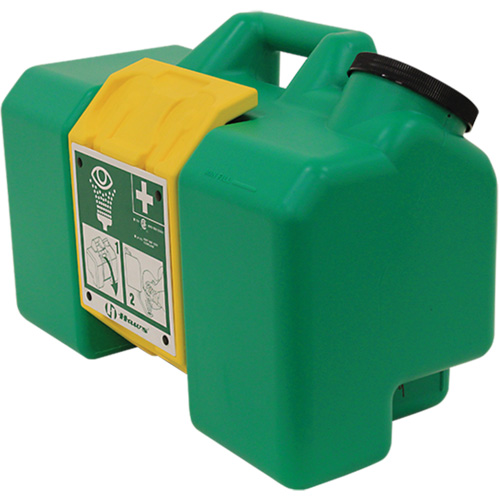 Poste de douche oculaire, Aliment&eacute; par gravit&eacute;, Capacit&eacute; 9 gal., Conformit&eacute; ANSI Z358.1 The Estey Group