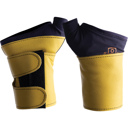 Wrist Supports, Leather/Lycra&reg;/Nylon, Left Hand, Small The Estey Group