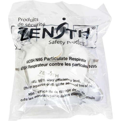 Respîrateurs contre les particules - Emballage pour machine distributrice, N95, Certifi&eacute; NIOSH, Moyen/grand The Estey Group