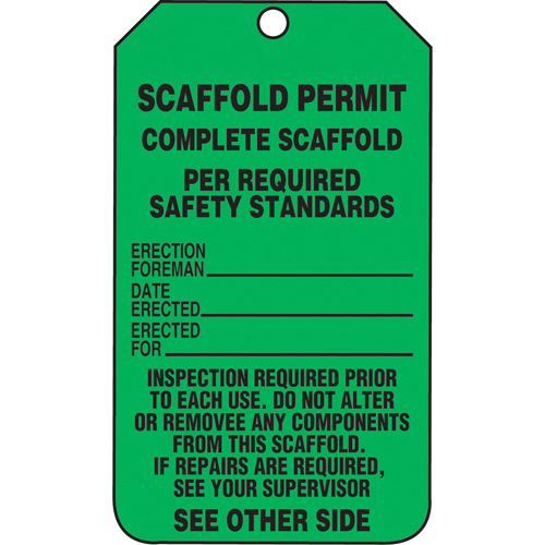 Inspection Tags, Cardstock, 3-1/8" W x 5-7/8" H, English The Estey Group