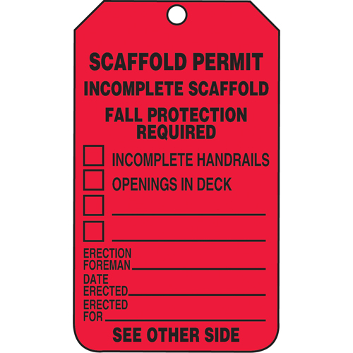 Inspection Tags, Plastic, 3-3/8" W x 5-7/8" H, English The Estey Group