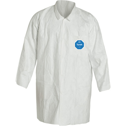 Sarrau de laboratoire, Tyvek 400, Blanc, 2T-Grand The Estey Group