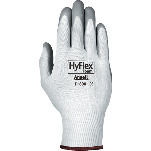 Hyflex&reg; 11-800 Gloves, 9/Large, Foam Nitrile Coating, 15 Gauge, Nylon Shell The Estey Group