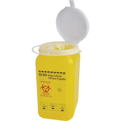 Boîtes pour objets pointus & tranchants BD, Capacit&eacute; de 1,4 L  The Estey Group