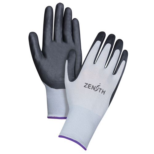 Gants l&eacute;gers enduits et respirants, 6/T-petit, R&ecirc;vetement Mousse de nitrile, Calibre 13, Enveloppe en Polyester The Estey Group