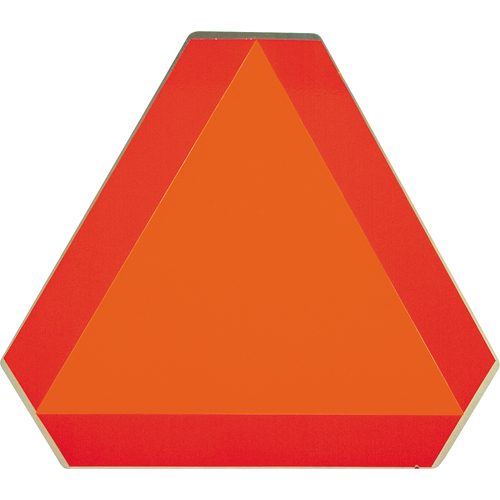 Slow Moving Vehicle Signs, Aluminum, 16" W x 16" H The Estey Group