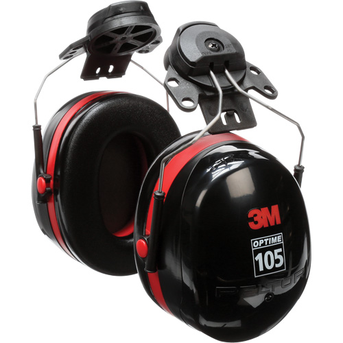 Serres-t&ecirc;tes de s&eacute;rie Peltor Optime 105, Fixation pour casque, 27 NRR dB The Estey Group