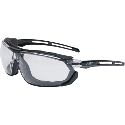 Lunettes de s&eacute;curit&eacute; &eacute;tanches Uvex Tirade, Lentille Transparent, Antibu&eacute;e, ANSI Z87+/R&eacute;pond ou surpasse la norme CSA Z94.3 The Estey Group