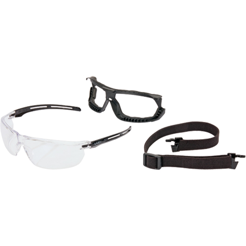 Lunettes de s&eacute;curit&eacute; &eacute;tanches Uvex Tirade, Lentille Transparent, Antibu&eacute;e, ANSI Z87+/R&eacute;pond ou surpasse la norme CSA Z94.3 The Estey Group