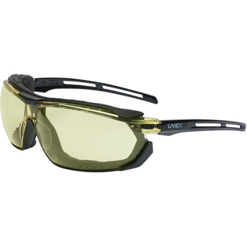 Lunettes de s&eacute;curit&eacute; &eacute;tanches Uvex Tirade, Lentille Ambr&eacute;e, Antibu&eacute;e, ANSI Z87+/R&eacute;pond ou surpasse la norme CSA Z94.3 The Estey Group