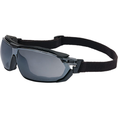 Lunettes de s&eacute;curit&eacute; &eacute;tanches Uvex Tirade, Lentille Argent/Miroir, Antibu&eacute;e, ANSI Z87+/R&eacute;pond ou surpasse la norme CSA Z94.3 The Estey Group