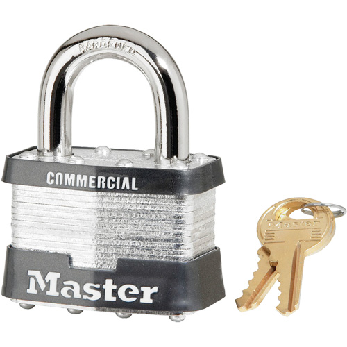 Cadenas lamin&eacute;, Argent, Cl&eacute;s identiques, Acier lamin&eacute;, Largeur de 2" The Estey Group