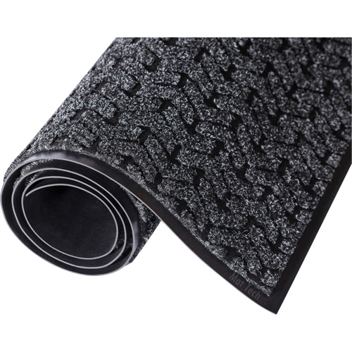 Tapis de couloir Tire-Track, Essuie-pieds/grattoir, 4' x 6' x 3/8", Charbon The Estey Group