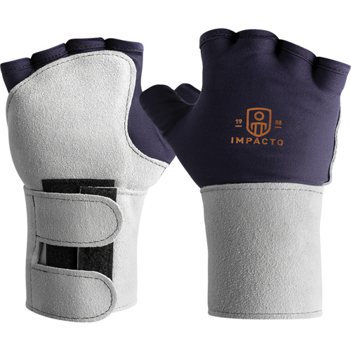 Gant antichocs avec support de poignet, Moyen, Paume en Synth&eacute;tique, Poignet &agrave; enfiler The Estey Group