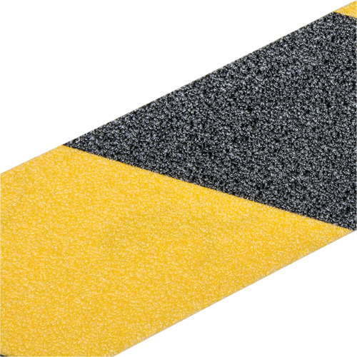 Ruban antid&eacute;rapant de premi&egrave;re qualit&eacute;, 2" x 60', Noir & jaune The Estey Group