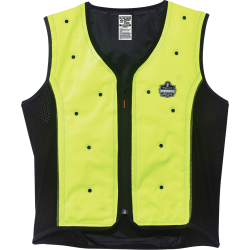 Chill-Its&reg; 6685 Dry Evaporative Cooling Vests, Medium, High Visibility Lime-Yellow The Estey Group