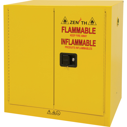 Flammable Storage Cabinet, 22 gal., 2 Door, 35" W x 35" H x 22" D The Estey Group